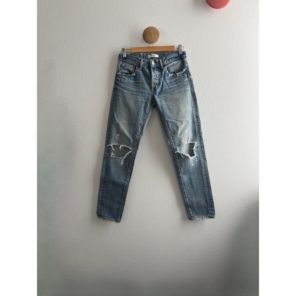 Moussy Vintage Distressed Jeans Blue Size 25